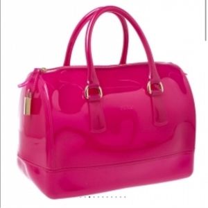 Hot pink Jelly Handbag